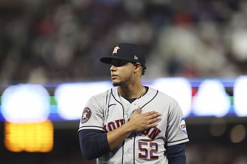 Astros reliever Bryan Abreu felt frustrated after being unable to celebrate Altuve’s go ahead home run with the team.