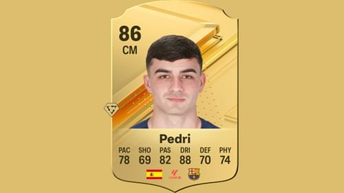 Pedri in EA FC 24 (Image via EA Sports)