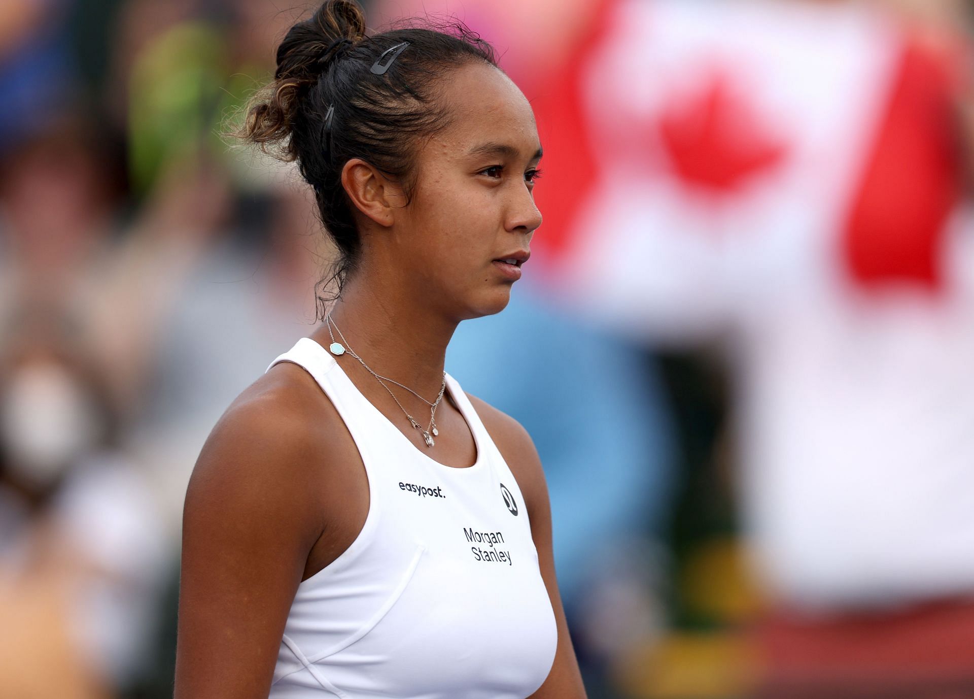 Leylah Fernandez at the 2023 BNP Paribas Open