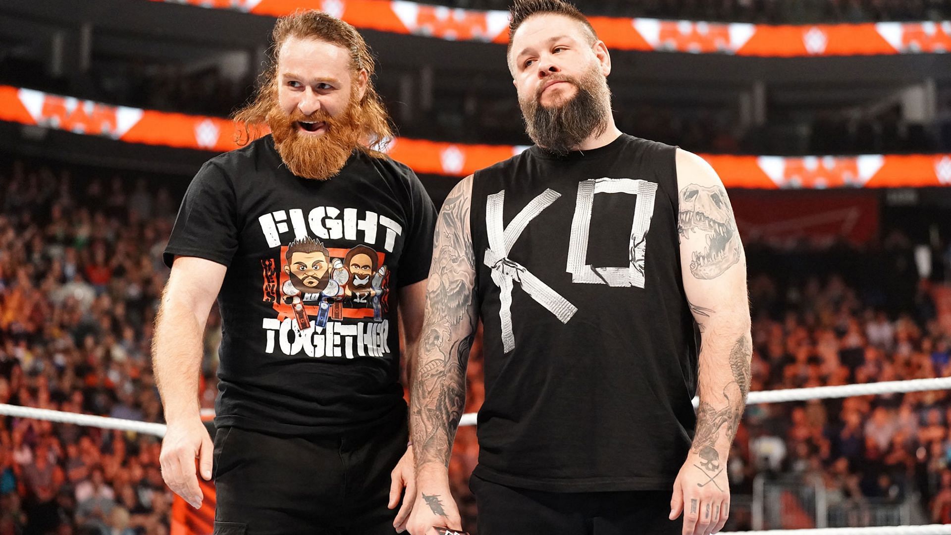 Sami Zayn and Kevin Owens. Image Credits: Twitter