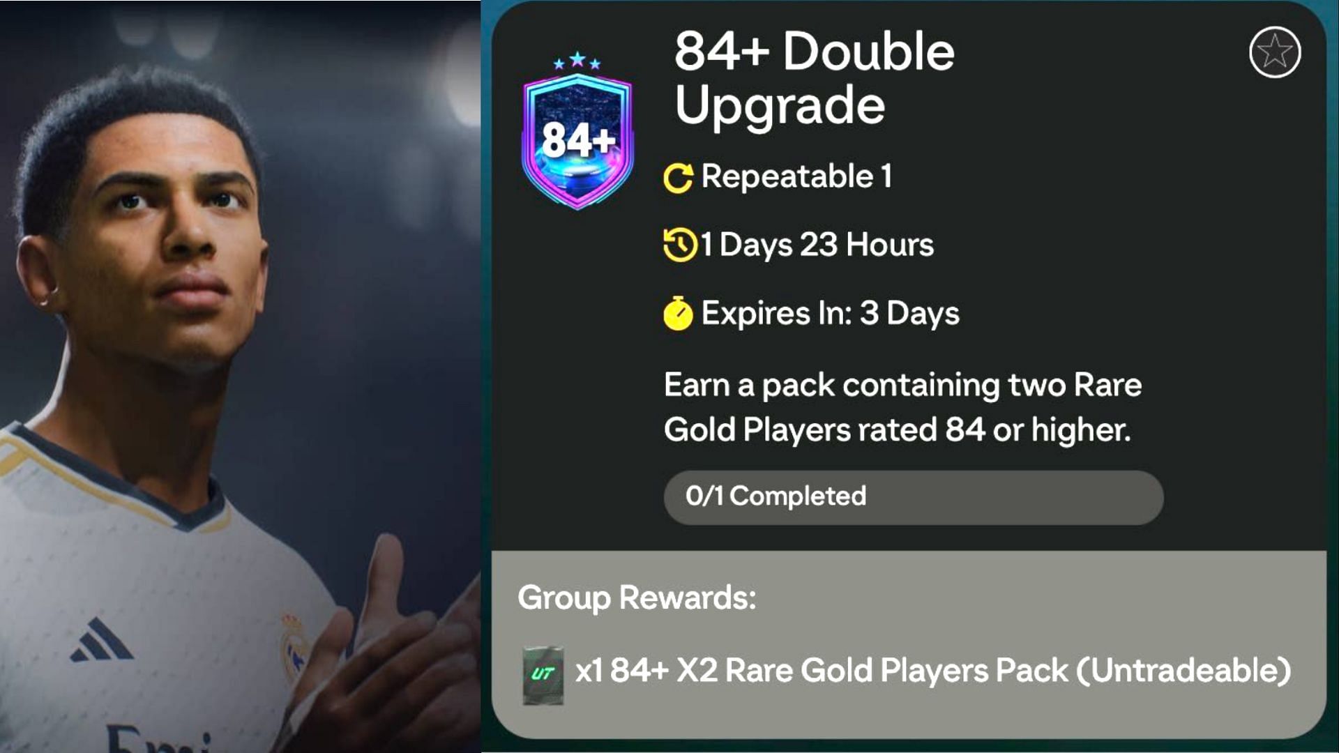 A special resource-item challenge is now available in Ultimate Team (Images via EA Sports)