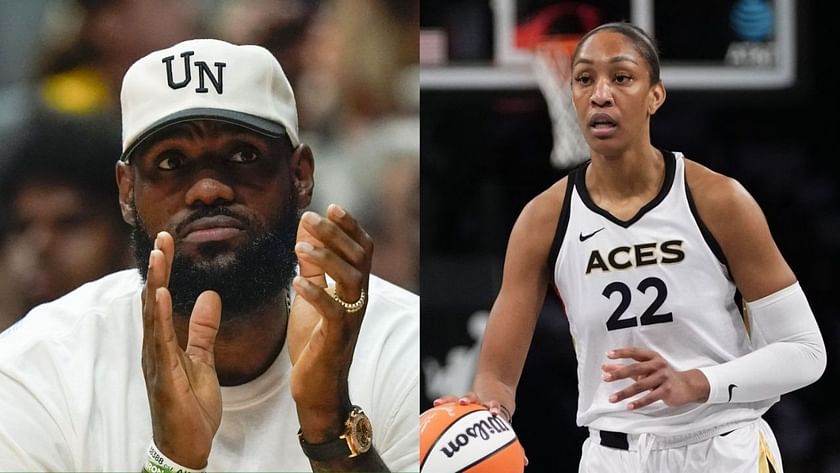 Signature shoe coming: LeBron James predicts big things for 'sis' A'ja  Wilson after winning 2023 WNBA Finals MVP, second championship