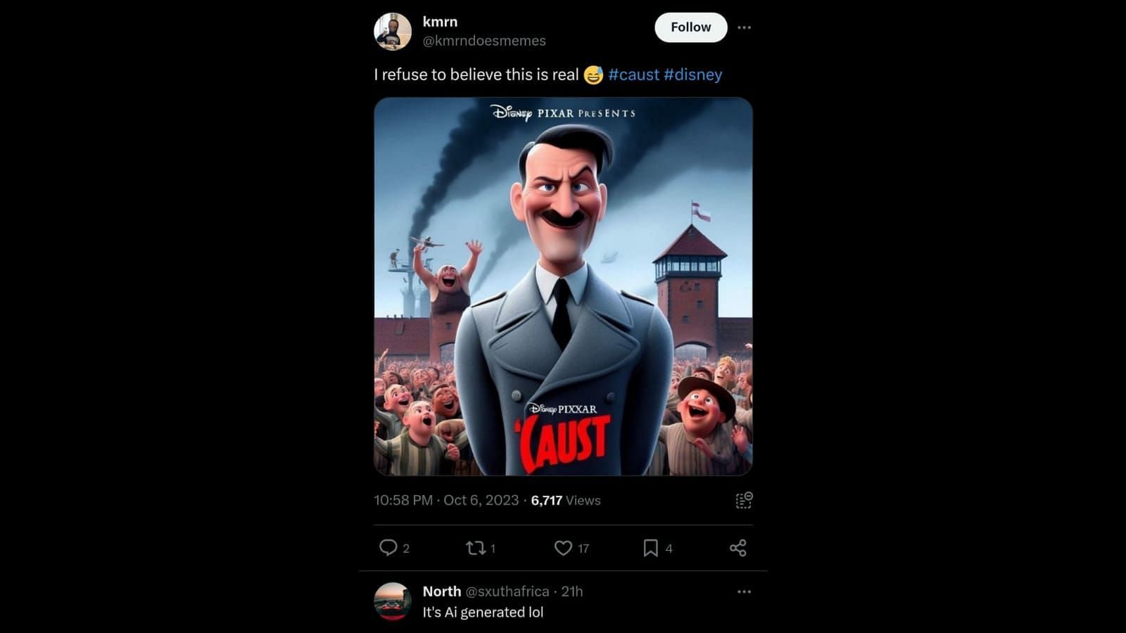 Fact Check: Is the Disney Pixar Holocaust movie real? Viral poster sparks  disbelief online