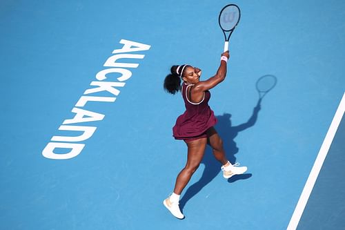 Serena Williams at the 2020 Women's ASB Classic.