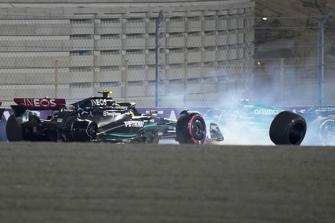"George fighting him negated all of that": Ted Kravitz on how Mercedes could have avoided the Lewis Hamilton-George Russell crash at Qatar