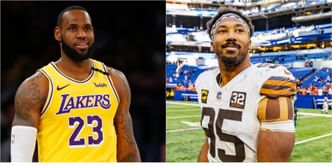 LeBron James lauds Myles Garrett for incredible 60-yard FG block in Browns' win vs Colts