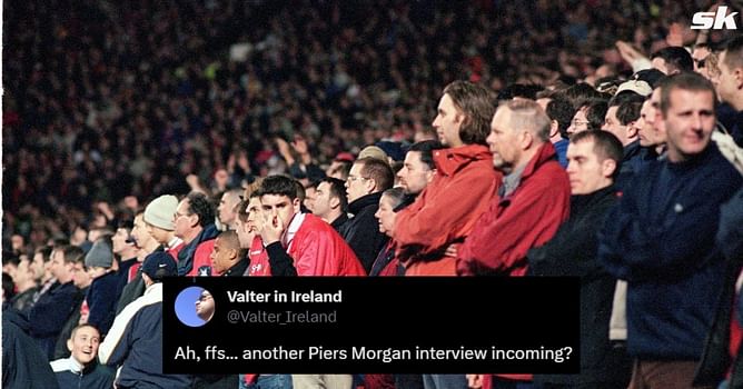 "Another Piers Morgan interview incoming?", "Ten Hag needs to wake up" - Fans react as Manchester United star reportedly leaves Old Trafford early