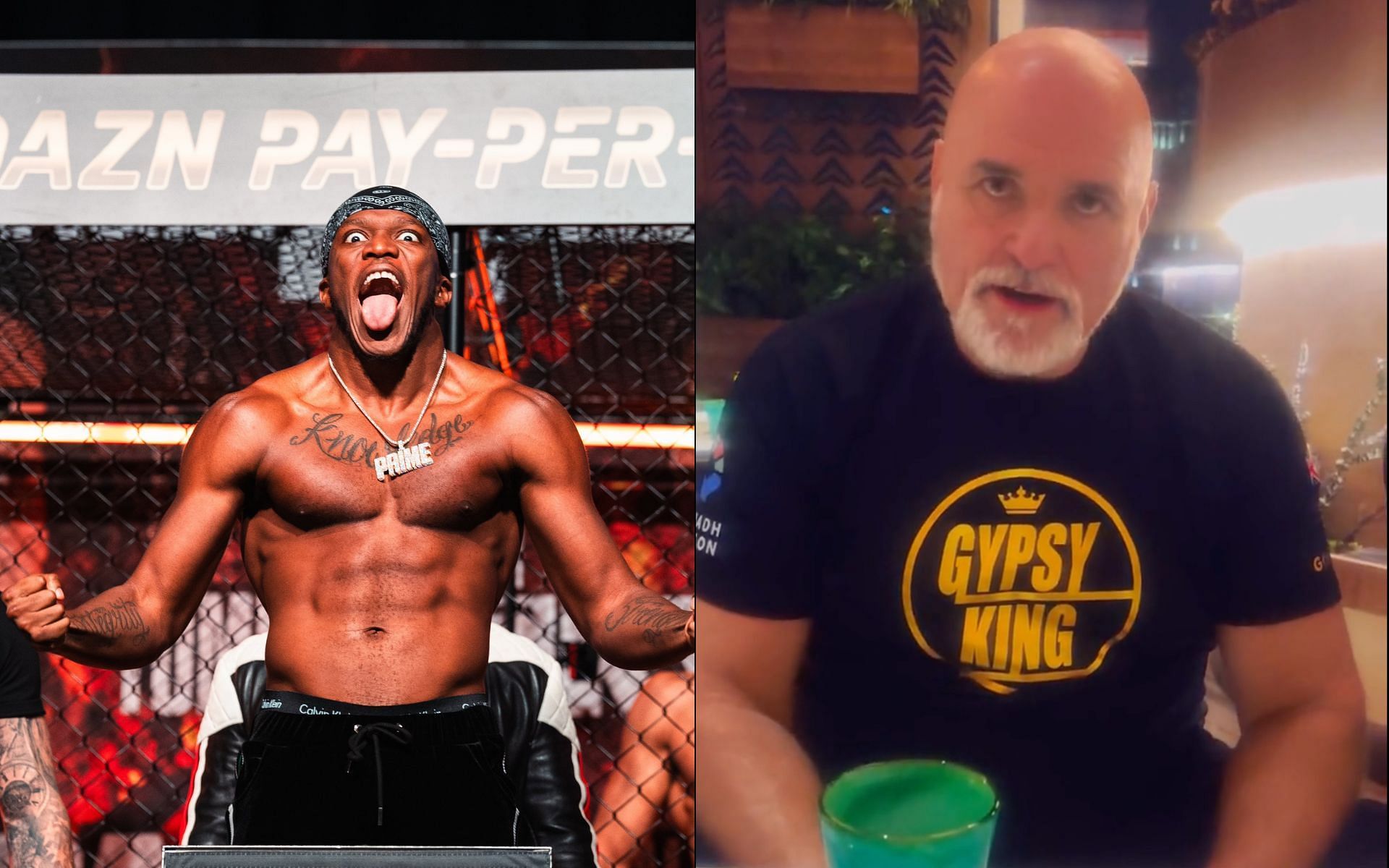 KSI, John Fury (Image Courtesy - @KSI, @GypsyJohnFury_ on X/Twitter)