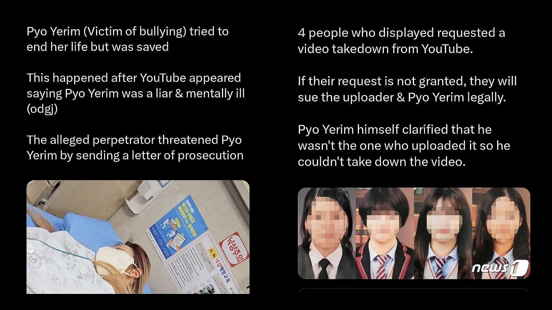 Late YouTuber&#039;s conflict with her perprators (Image via tangkira/X)