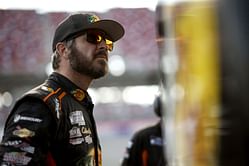 WATCH: Martin Truex Jr. and others react to Denny Hamlin’s qualifying spin