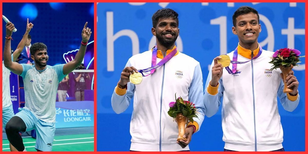 Satwiksairaj Rankireddy and Chirag Shetty won the gold medal at the 2023 Asian Games.