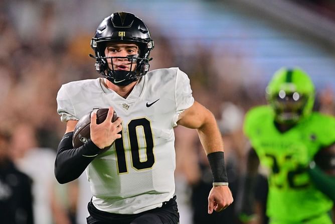 John Rhys Plumlee 40 time: How fast is the UCF Knights QB?