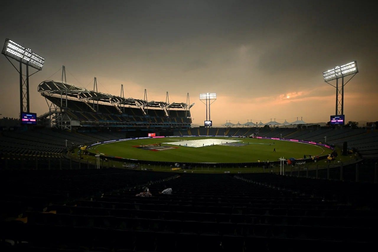 The MCA Stadium ahead of its first 2023 ODI World Cup game [Getty Images]