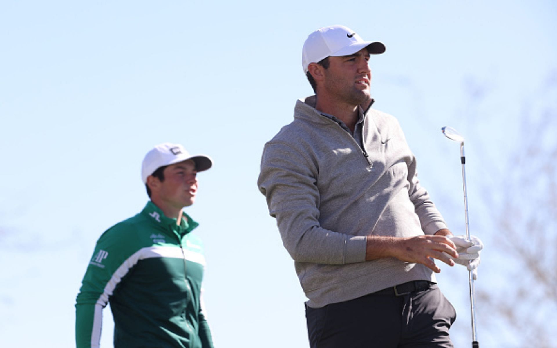 Viktor Hovland and Scottie Scheffler (Image via Getty).