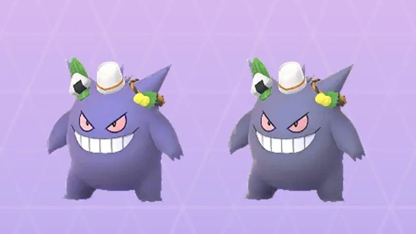 Pokemon GO shiny Pikachu and shiny Gengar wearing Tricks & Treats costume  guide