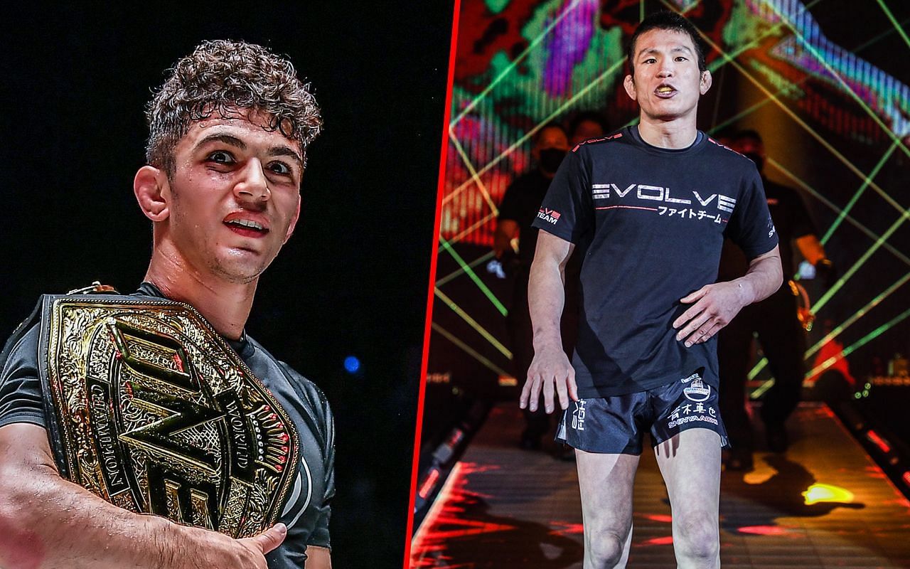 Mikey Musumeci (left) and Shinya Aoki (right) | Image credit: ONE Championship