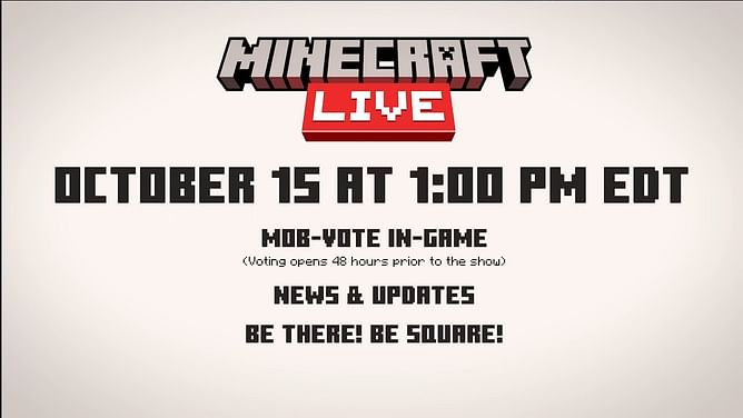 Minecraft Live 2023 is less than two weeks away, and here's what to expect