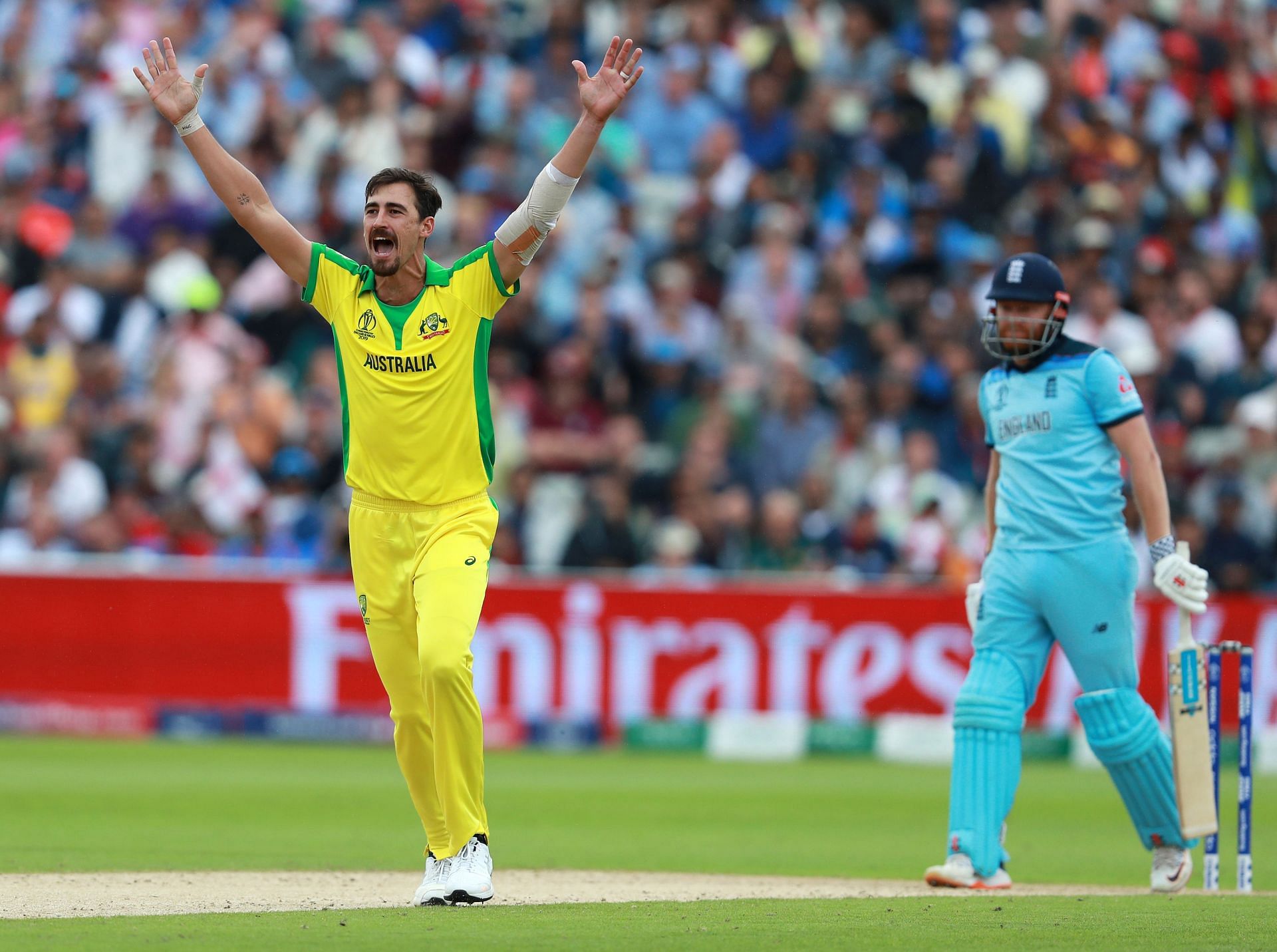 Mitchell Starc has a brilliant record in the ODI World Cup. (Pic: Getty Images)