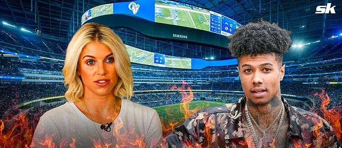 Rapper Blueface threatens Matthew Stafford’s wife Kelly Stafford in raging rant over SoFi strippers controversy