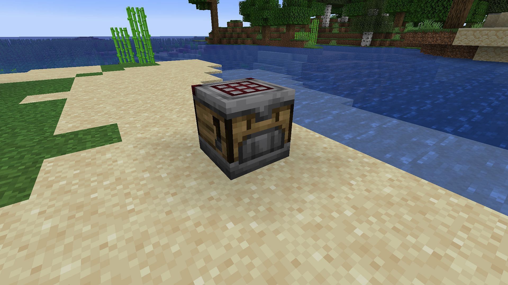 The crafter is a new automation block arriving in the Minecraft 1.21 update (Image via Mojang)