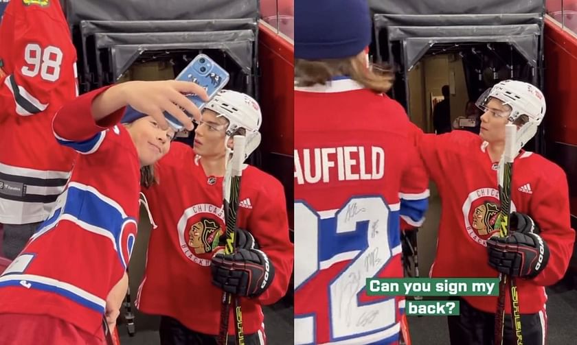 VIDEO: Connor Bedard refuses to sign young fan's Canadiens jersey