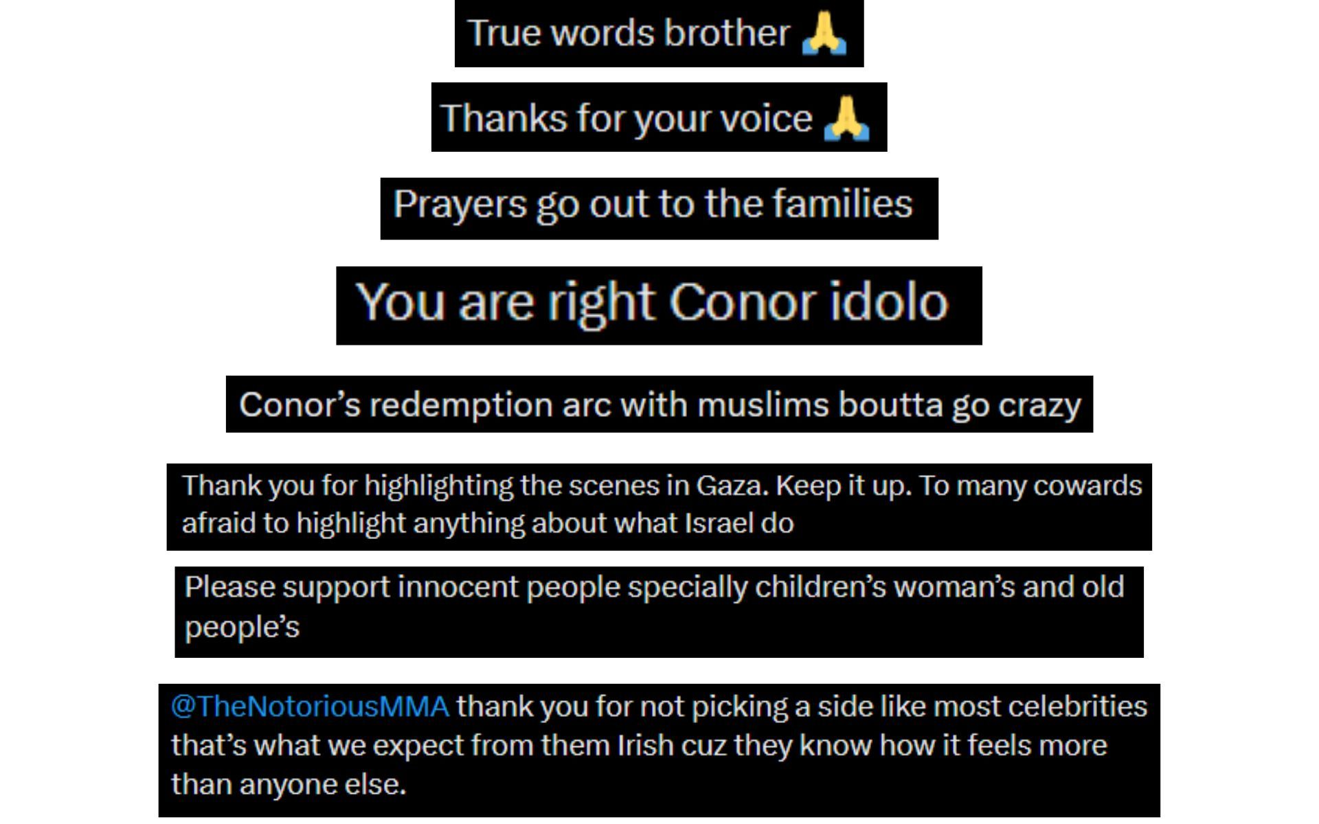 Credits: Conor McGregor on X