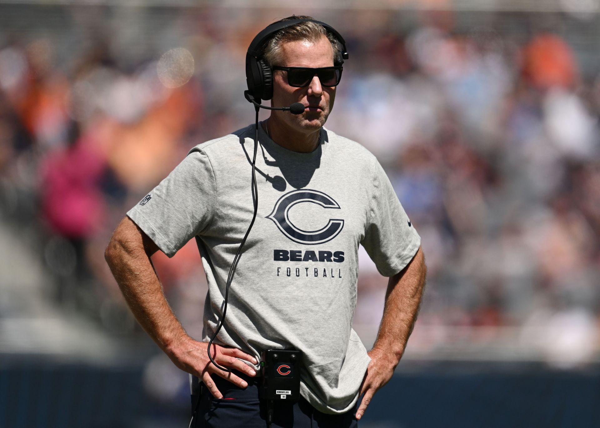 How has Chicago Bears HC Matt Eberflus done against Aaron Rodgers?