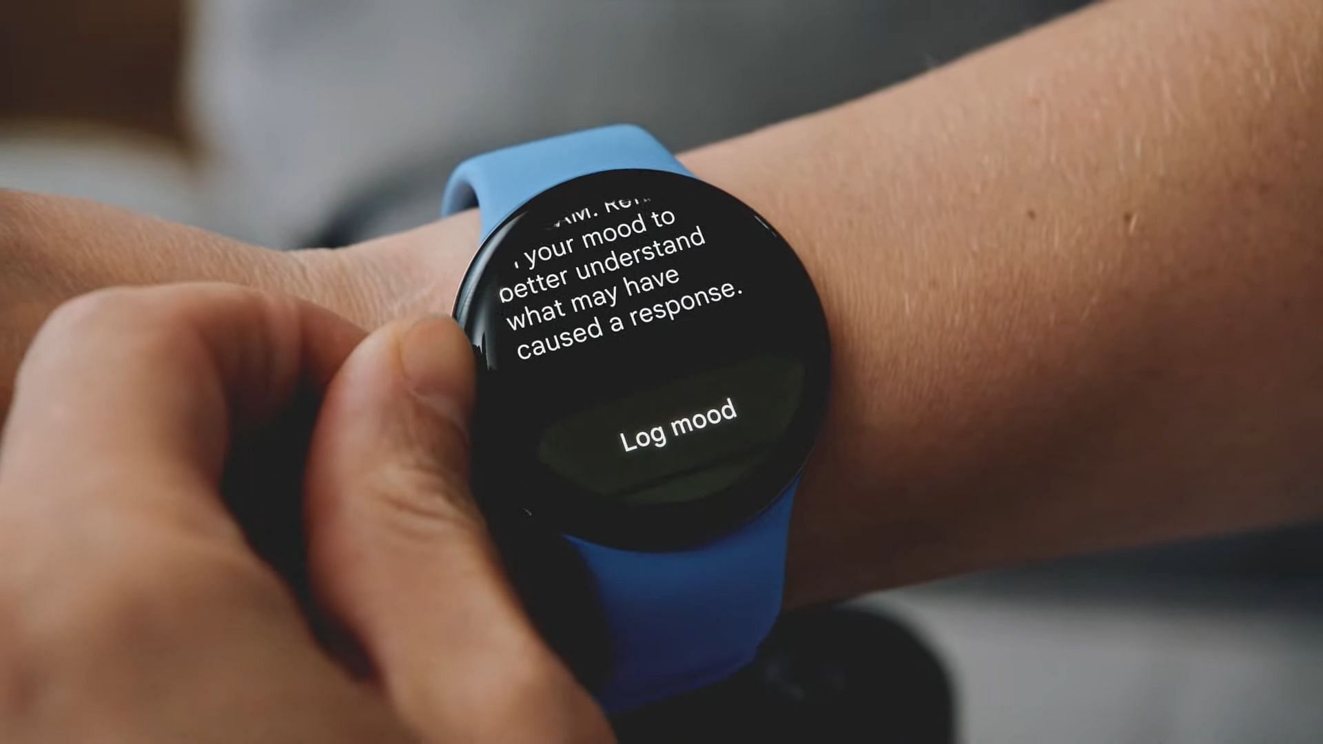 Stress mode on the new Pixel Watch (Image via Google Watch)