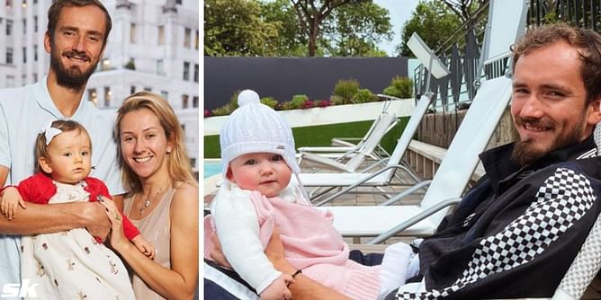 Daniil Medvedev and wife Daria throw daughter Alisa an endearing 1st birthday party ft. fox cakes and giant bubbles