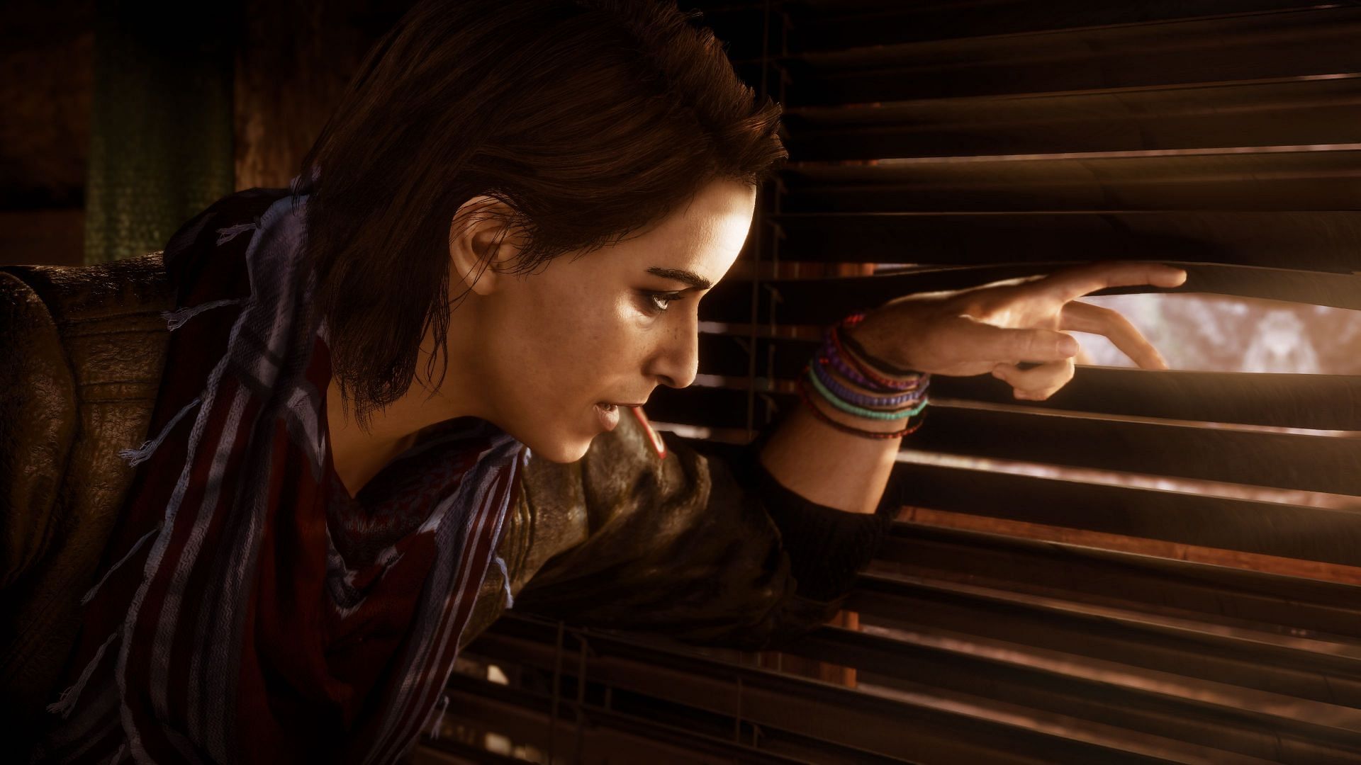 The modern-day protagonist of three games, Layla Hassan. (Image via Ubisoft)