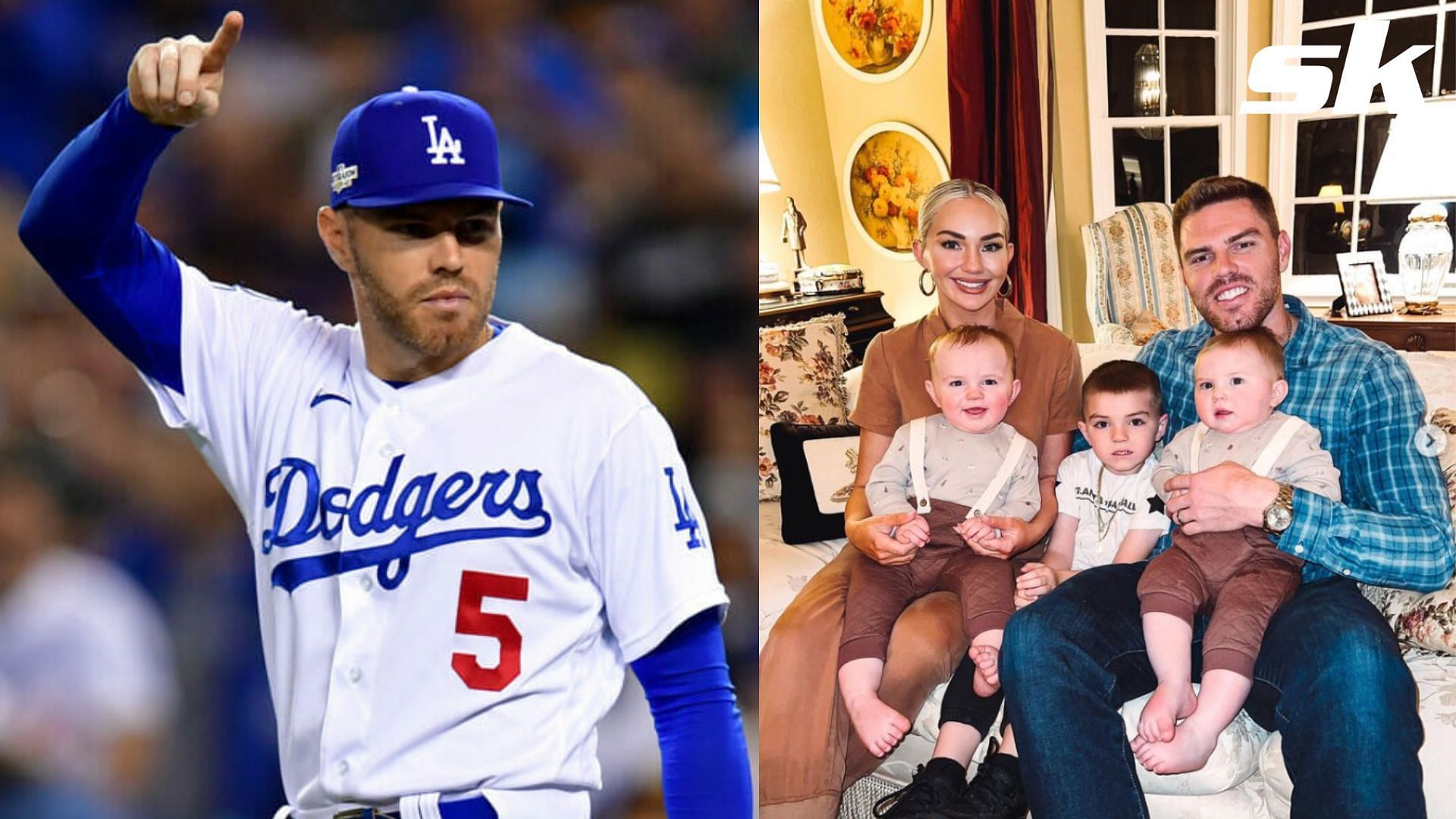 Freddie Freeman and his family