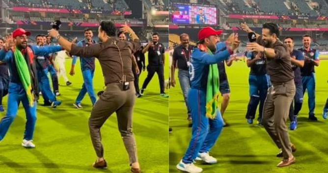 PAK vs AFG : अफगानिस्तान की यादगार जीत पर राशिद खान के साथ जमकर नाचे इरफान पठान, वायरल हुआ वीडियो