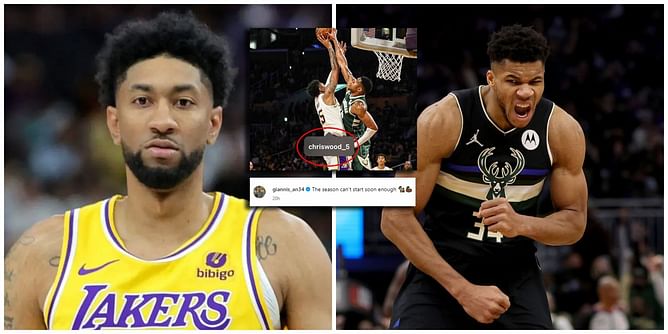 “Just circled the game on my calendar" - Christian Wood sparks beef with Giannis Antetokounmpo commenting on Greek Freak's IG post