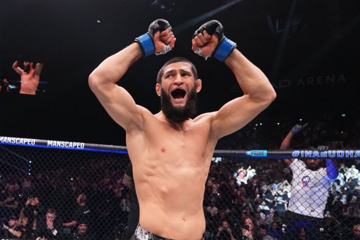 Khamzat Chimaev could be the next middleweight champion [Image Credit: @ufc on Twitter]
