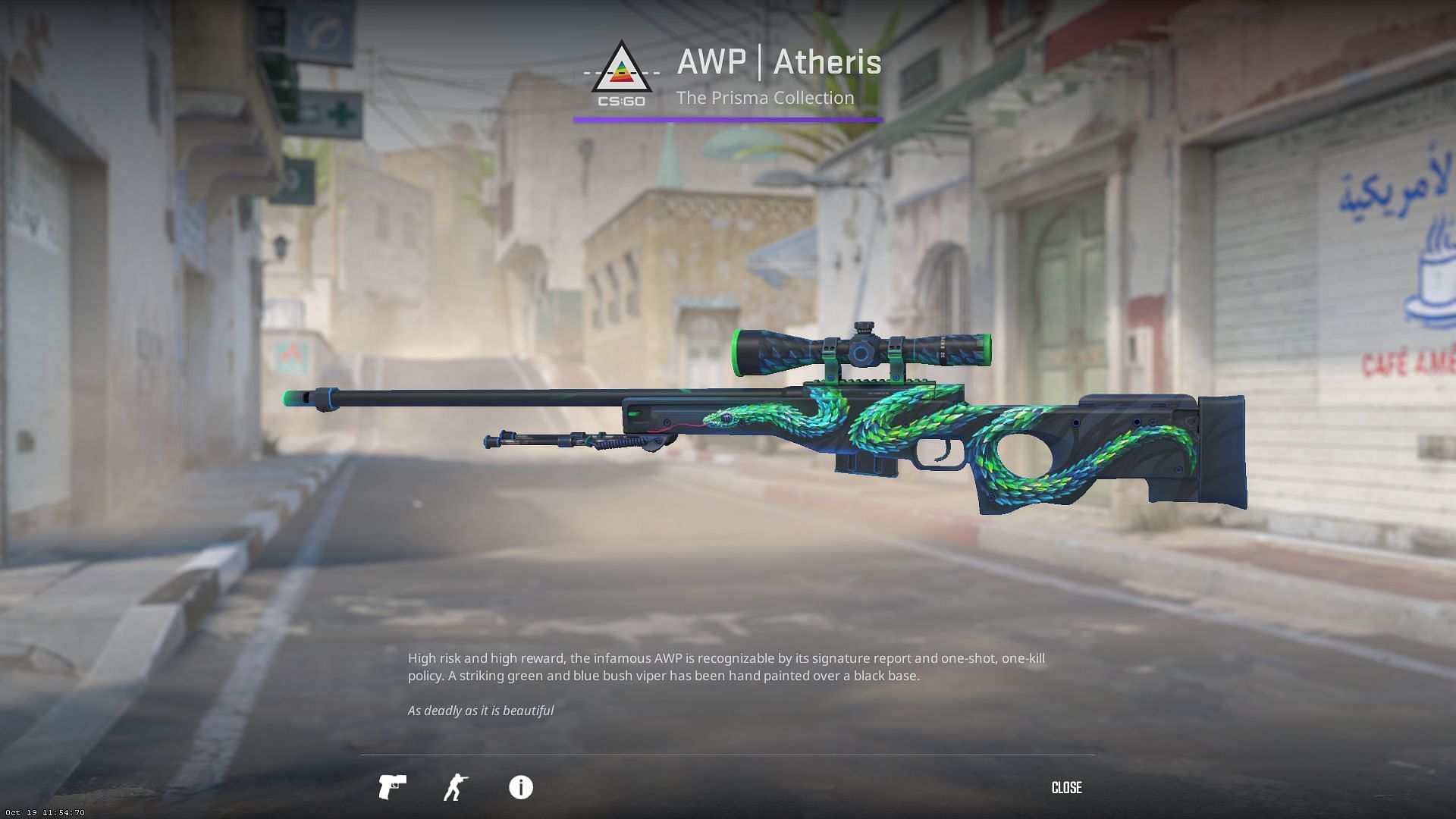 AWP, Atheris (Well-Worn)