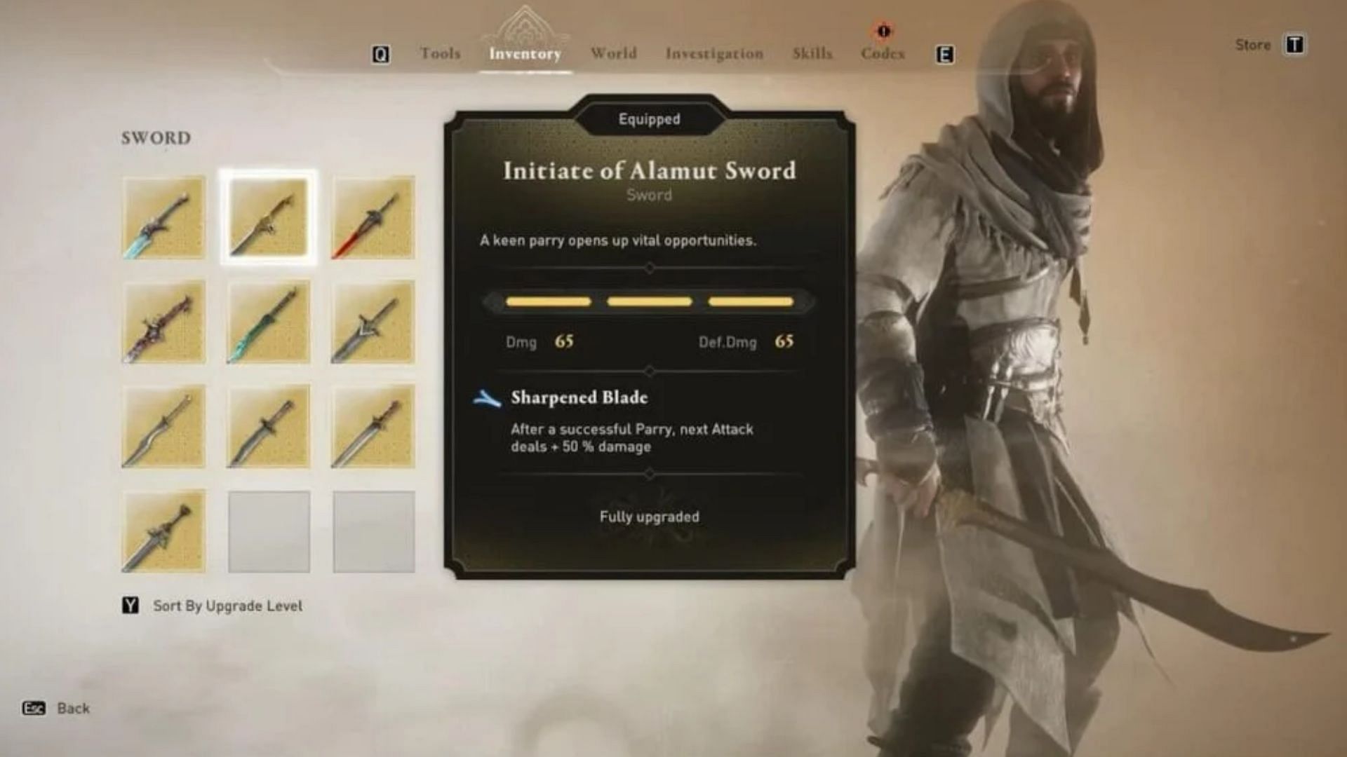 Initiate of Alamut sword (Image via Ubisoft)