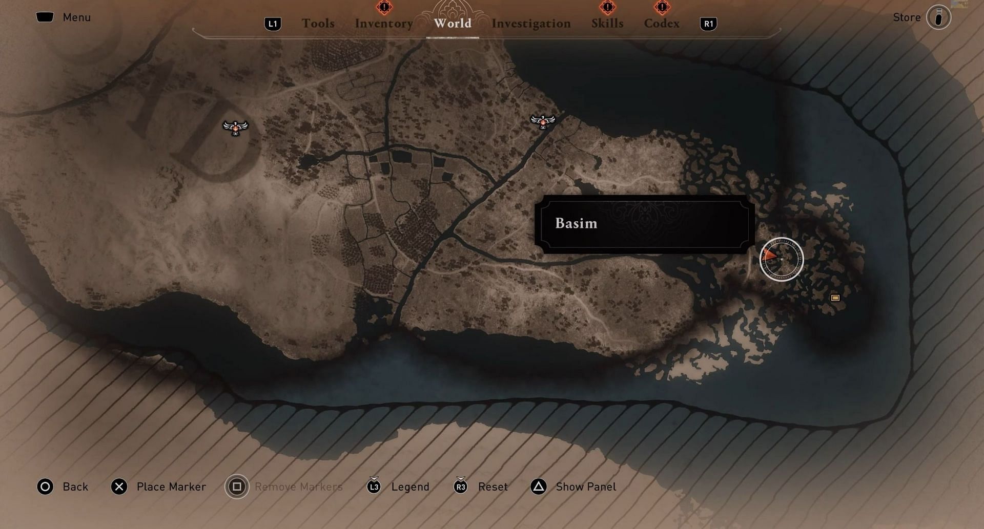 Assassin&#039;s Creed Lost book location at Wilderness (Image via Ubisoft)