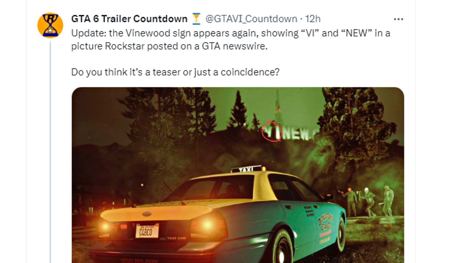 GTA 6 NEWS & LEAKS on X: Rockstar Games has already done those type of  hinting before with RDR2, across the wall there is another wall that says  VINEWOOD with the letters