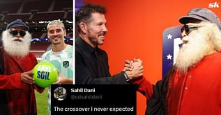 "The crossover I never expected" - Fans in disbelief as video of Indian yogi Sadhguru visiting Atletico Madrid stadium comes to light