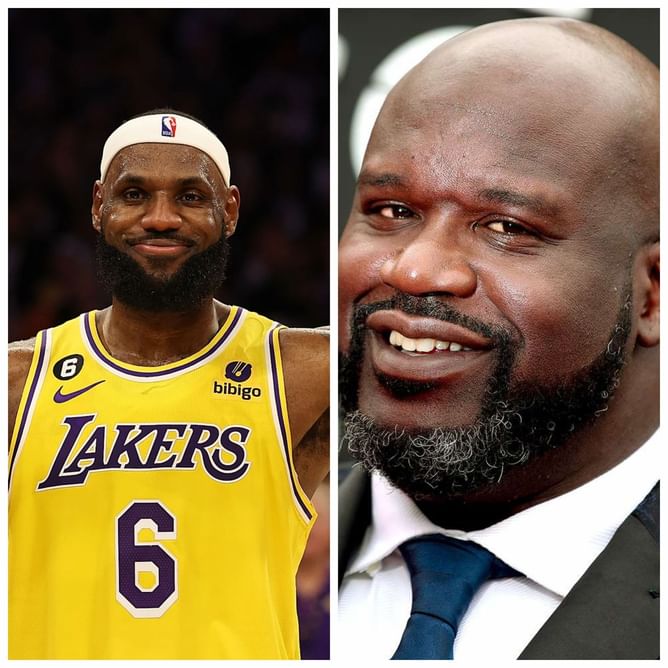 "I say hell naw!": Shaquille O'Neal questions LeBron James' best no.1 pick status in latest post