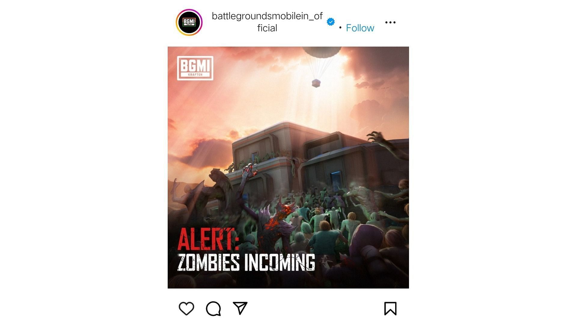 Zombie&#039;s Edge mode (Image via BGMI || Instagram)