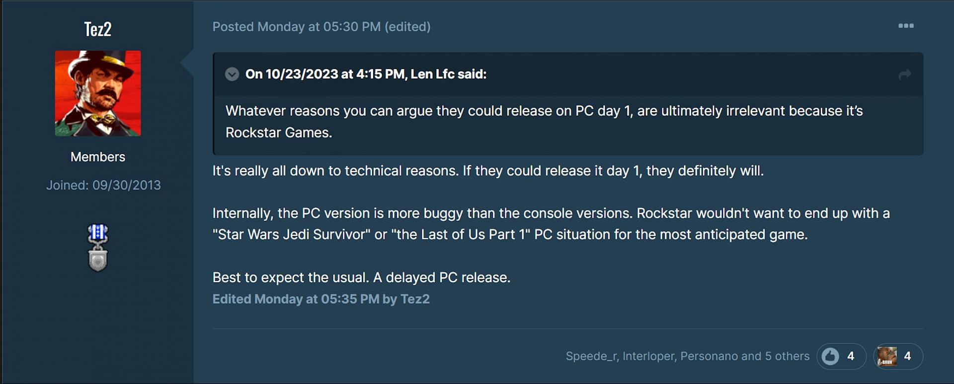 The Last of Us Part 1 delayed on PC