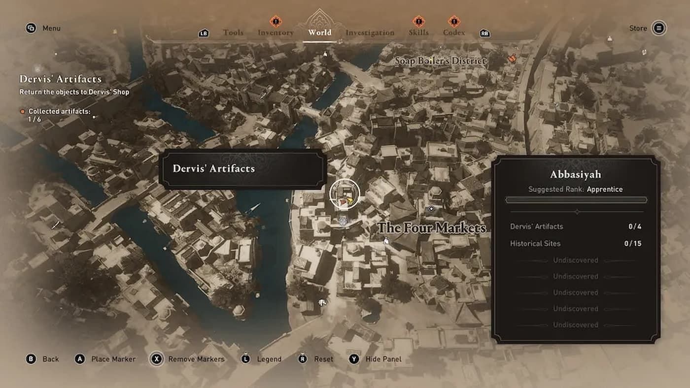 Regions - Assassin's Creed Origins