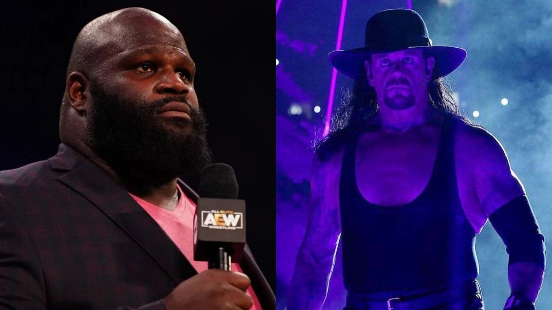 Mark Henry (left), The Undertaker (right)