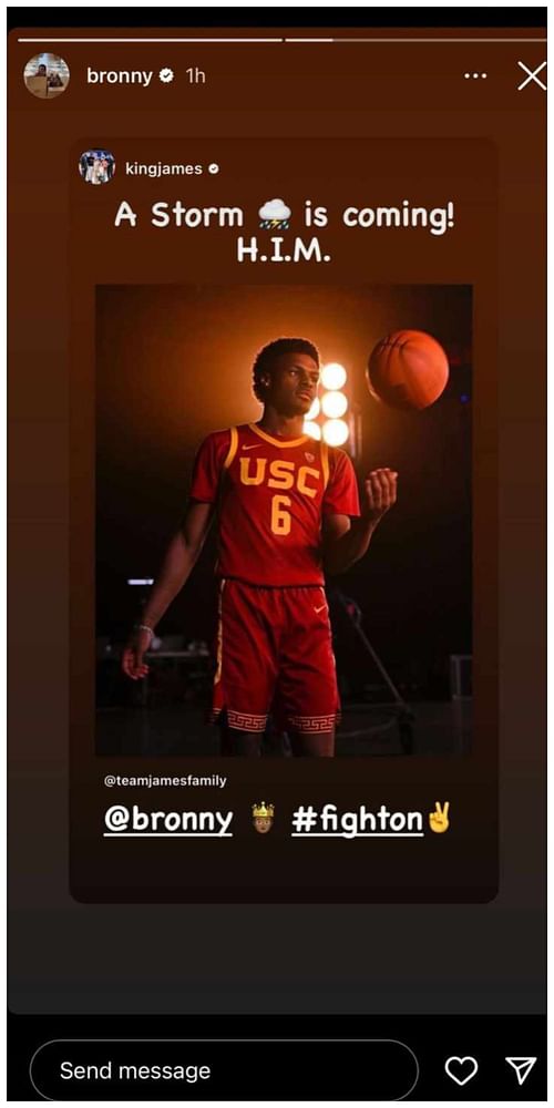 Bronny James LeBron James story