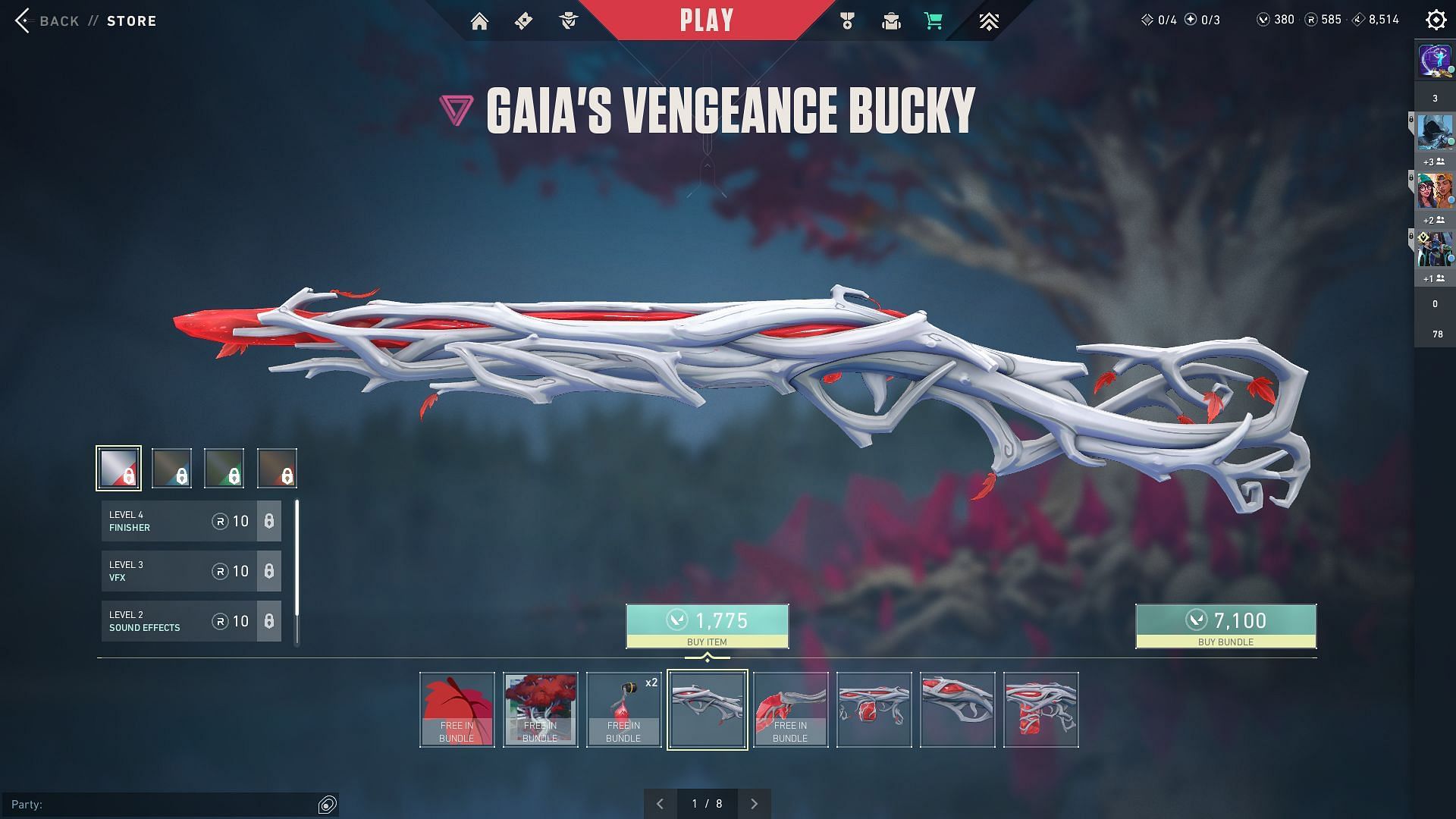 Gaia&#039;s Vengeance Bucky (Image via Riot Games)