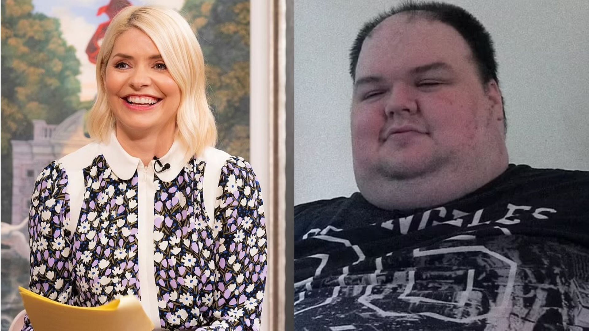Holly Willoughby was under police guard protection. (Images via Instagram/@hollywilloughby &amp; Twitter/@MGonigle)