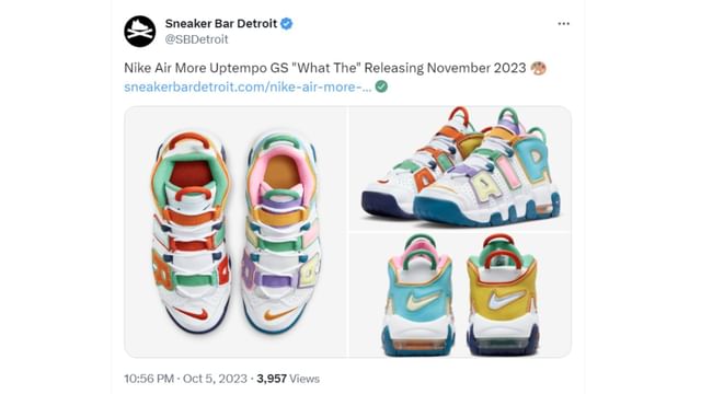 uptempo retail price