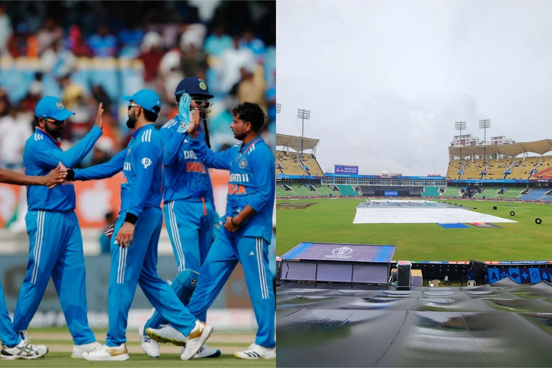 Team India had both of their 2023 ODI World Cup warm up games washed out [BCCI]
