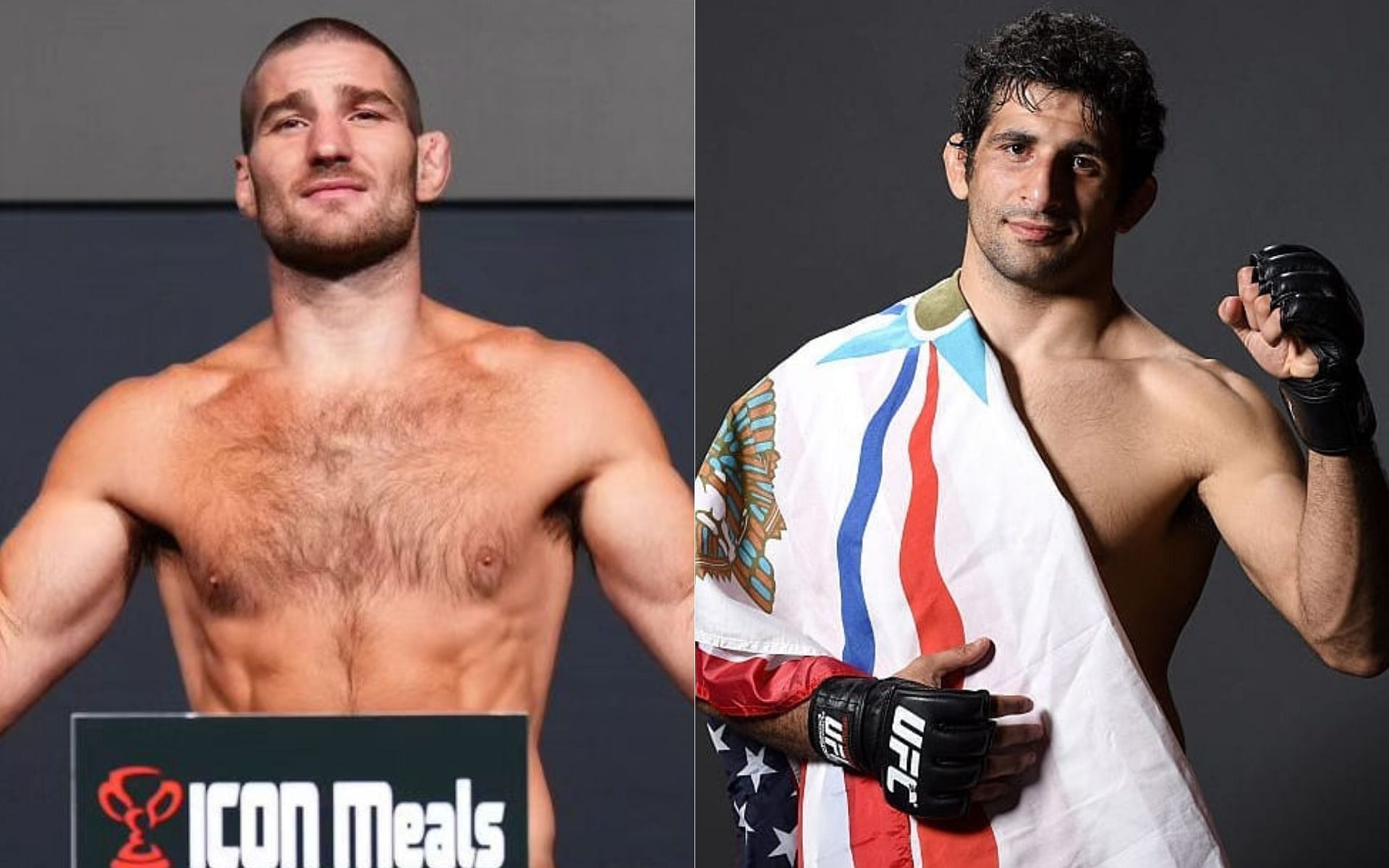 Sean Strickland (left) Beneil Dariush (right) [Image courtesy @strickland_mma_ @beneildariush on Instagram